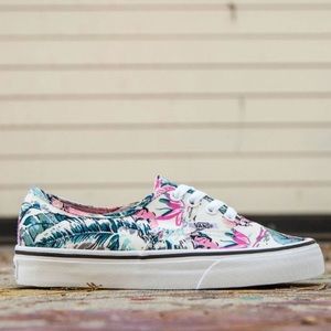 Vans | Low Top Sneakers | Tropical Print | Unisex M 6.5 W 8 | RARE